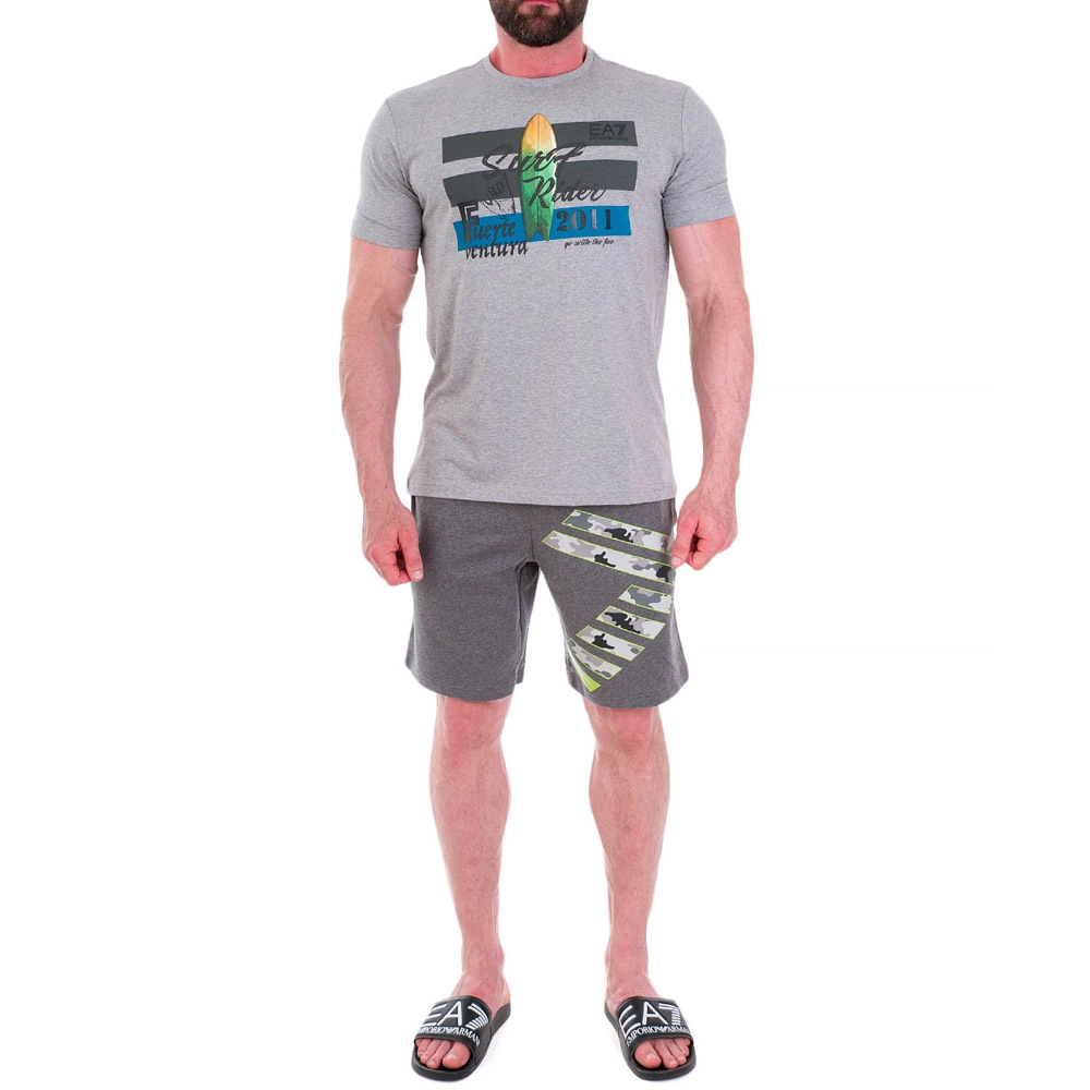 Sorti de bărbați EA7 EMPORIO ARMANI BERMUDA 3XL Gri inchis photo 7